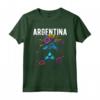 Paese dell'Argentina Gatto Fiorito - Design Maglietta Colorato per Viaggiatori - Ideale per Natale o Vacanze in Argentina