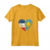 Donna Palauan Bandiera Francese Cuore | Francia Palau Flag Roots Kids Maglietta con Collo a V - Design Vintage Radici - Acquista Online