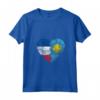 Donna Palauan Bandiera Francese Cuore | Francia Palau Flag Roots Kids Maglietta con Collo a V - Design Vintage Radici - Acquista Online