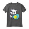 Palau Heart Panda Pride Bandiera Palauan Roots Palau Souvenir Maglietta - Ideale per Mostrare il Tuo Orgoglio Palauano e come Regalo per Chi Ama la Cultura Palauana