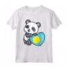 Palau Heart Panda Pride Bandiera Palauan Roots Palau Souvenir Maglietta - Ideale per Mostrare il Tuo Orgoglio Palauano e come Regalo per Chi Ama la Cultura Palauana