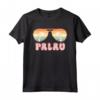 Palau Vacation Sunset Palm Vintage - Souvenir da Viaggio a Palau - Maglietta Retro per Amanti della Spiaggia - Ideale per Regalo Unico Palauan
