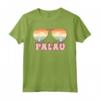 Palau Vacation Sunset Palm Vintage - Souvenir da Viaggio a Palau - Maglietta Retro per Amanti della Spiaggia - Ideale per Regalo Unico Palauan