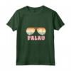 Donna Palau Vacation Sunset Palm Vintage - Maglietta Souvenir da Viaggio a Palau con Collo a V - Ideale come Regalo per Amanti di Palau