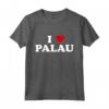 Country Heart Pride - Funny I Love Palau Maglietta - Abbigliamento Tematico Palau per Uomo e Donna