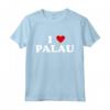 Country Heart Pride - Funny I Love Palau Maglietta - Abbigliamento Tematico Palau per Uomo e Donna