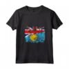 Donna Regno Unito UK Bandiere Palau | Half Palauan British Roots Maglietta con Collo a V - Mostra le Tue Radici con Stile!