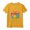 Donna Regno Unito UK Bandiere Palau | Half Palauan British Roots Maglietta con Collo a V - Mostra le Tue Radici con Stile!