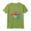 Donna Regno Unito UK Bandiere Palau | Half Palauan British Roots Maglietta con Collo a V - Mostra le Tue Radici con Stile!