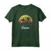 T-shirt Vintage Sunset Palm Palau - Palauan Maglietta - Palauan Pride Shirt - Great Gift for Palauan Heritage
