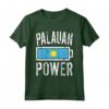 Maglietta Palau Flag | Palauan Power Battery Proud Tee - Top da Allenamento per Mostrare il Tuo Orgoglio Palauan - Regalo Unico per Natale o Compleanno