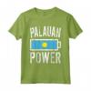 Maglietta Palau Flag | Palauan Power Battery Proud Tee - Top da Allenamento per Mostrare il Tuo Orgoglio Palauan - Regalo Unico per Natale o Compleanno