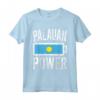 Maglietta Palau Flag | Palauan Power Battery Proud Tee - Top da Allenamento per Mostrare il Tuo Orgoglio Palauan - Regalo Unico per Natale o Compleanno