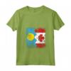 Donna Palauan Roots | Mezza bandiera canadese | Canada Palau Kids Dad Maglietta con Collo a V - Roots & Pride - Palauan Canadian Connection