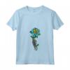 Donna Palau Rose con scheletro Bandiera Palauan Radici Palau Souvenir Maglietta con Collo a V - Mostra il tuo orgoglio Palau con Stile!