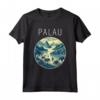Paesaggio di Palau Art Deco Maglietta - Design Unico per Amanti dell'Arte e Viaggiatori - Acquista Online