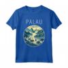 Paesaggio di Palau Art Deco Maglietta - Design Unico per Amanti dell'Arte e Viaggiatori - Acquista Online
