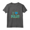 Donna Amo Palau - Maglietta con Collo a V e Design Esclusivo I Love Palau - Ideale come Regalo Unico per Palauani
