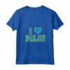 Donna Amo Palau - Maglietta con Collo a V e Design Esclusivo I Love Palau - Ideale come Regalo Unico per Palauani