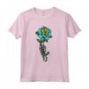 Palau Rose con scheletro Bandiera Palauan Radici Palau Souvenir Maglietta - Mostra il tuo Amore per il Popolo Palau