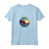 Retro Vintage Palau Abbigliamento - Palau Souvenir Maglietta - Stile Retrò Beachwear Anni '80 per Turisti e Surfisti