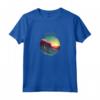 Retro Vintage Palau Abbigliamento - Palau Souvenir Maglietta - Stile Retrò Beachwear Anni '80 per Turisti e Surfisti