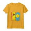 Donna Radici di Palauan | Mezza Bandiera Spagnola | Spagna Palau Kids Vintage Maglietta con Collo a V - Abbigliamento Patriottico per Tutta la Famiglia
