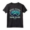 Immersioni Subacquee - Maschera Subacquea di Ulong Island Palau - Maglietta con Design Subacqueo in Profondità