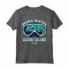 Immersioni Subacquee - Maschera Subacquea di Ulong Island Palau - Maglietta con Design Subacqueo in Profondità