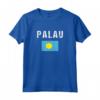 Palau Bandiera Palauan Palau Maglietta - Leggera e Taglio Classico - Ideale come Souvenir