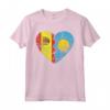 Cuore Bandiera Spagnola Palauan | Spagna Palau Flag Roots Kids Maglietta - Abbigliamento per Mostrare le Radici Spagnole e Palauane - Ideale per Tutta la Famiglia