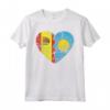 Cuore Bandiera Spagnola Palauan | Spagna Palau Flag Roots Kids Maglietta - Abbigliamento per Mostrare le Radici Spagnole e Palauane - Ideale per Tutta la Famiglia