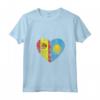 Donna Cuore Bandiera Spagnola Palauan | Spagna Palau Flag Roots Kids Maglietta con Collo a V - Abbigliamento Orgoglio Spagnolo per Tutta la Famiglia