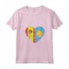 Donna Cuore Bandiera Spagnola Palauan | Spagna Palau Flag Roots Kids Maglietta con Collo a V - Abbigliamento Orgoglio Spagnolo per Tutta la Famiglia