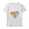 Donna Cuore Bandiera Spagnola Palauan | Spagna Palau Flag Roots Kids Maglietta con Collo a V - Abbigliamento Orgoglio Spagnolo per Tutta la Famiglia
