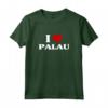 Palau HapTiger Souvenir I Love Palau Maglietta - Ideale per Turisti e Come Regalo Souvenir per Amici e Familiari