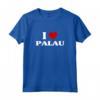 Palau HapTiger Souvenir I Love Palau Maglietta - Ideale per Turisti e Come Regalo Souvenir per Amici e Familiari