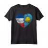 Palauan Bandiera Francese Cuore | Francia Palau Flag Roots Kids Maglietta - Mostra le tue radici con questo design unico - Abbigliamento per Uomini, Donne e Bambini