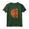 Coach Basket Regalo Pallacanestro Allenatore Vintage Miglior Allenatore Maglietta - Ideale per Appassionati di Basket