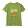 EAT SLEEP Basketball - Pallone da Basket Maglietta per Giocatori - Regalo Compleanno Basket College