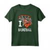 I Love Basketball - T-Shirt Ragazza & Ragazzi Pallacanestro Canestro Maglietta - Ideale per Regalo Sportivo per Bambini e Adolescenti