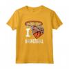 I Love Basketball - T-Shirt Ragazza & Ragazzi Pallacanestro Canestro Maglietta - Ideale per Regalo Sportivo per Bambini e Adolescenti