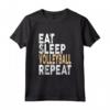 Eat Sleep Volley Repeat T-shirt | Pallavolo Tee Maglietta - Ideale per gli Amanti della Pallavolo - Acquista Online