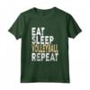 Eat Sleep Volley Repeat T-shirt | Pallavolo Tee Maglietta - Ideale per gli Amanti della Pallavolo - Acquista Online