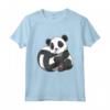 Panda carino di pallavolo - Maglietta con Disegno di Pallavolo per Squadra e Amanti dei Panda