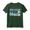 Repeat After Me Yes Coach - Maglietta regalo per Allenatore di Pallavolo - Perfetta per Squadra di Pallavolo