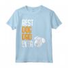 Best Dog Dad Ever - Maglietta con Design Divertente di Zampe di Cane - Regalo per Papà con Cane per Compleanno, Natale e Festa del Padre
