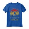 Crossfit papà papà normale ma molto cool vintage tramonto Maglietta - Stylish Retro Graphic T-shirt for CrossFit Dads