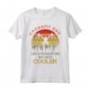 Crossfit papà papà normale ma molto cool vintage tramonto Maglietta - Stylish Retro Graphic T-shirt for CrossFit Dads