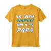 Io Tifo la Città di Napoli - Come il mio Papà - Maglietta SSC Napoli - Ideale per Fan di Calcio